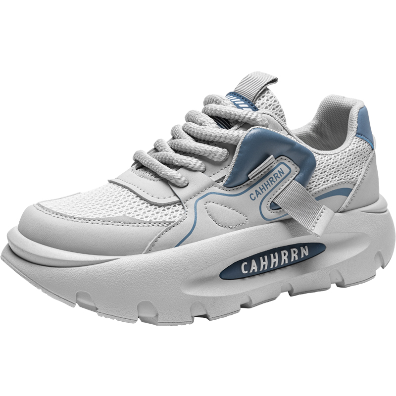 TONYBEAR Скользоустойчивые, износостойкие, легкие, увеличивающие рост мид-топ массивные кроссовки мужские серо-голубые, цвет Gray Blue
TONYBEAR Скользоустойчивые, износостойкие, легкие, увеличивающие рост мид-топ массивные кроссовки мужские серо-голубые, цвет Gray Blue