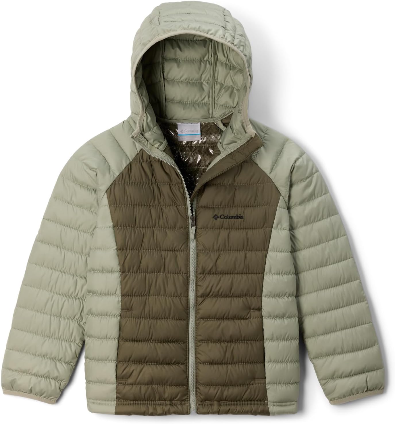 Columbia детская куртка Powder Lite II с капюшоном, Stone Green/Safari
Columbia детская куртка Powder Lite II с капюшоном, Stone Green/Safari