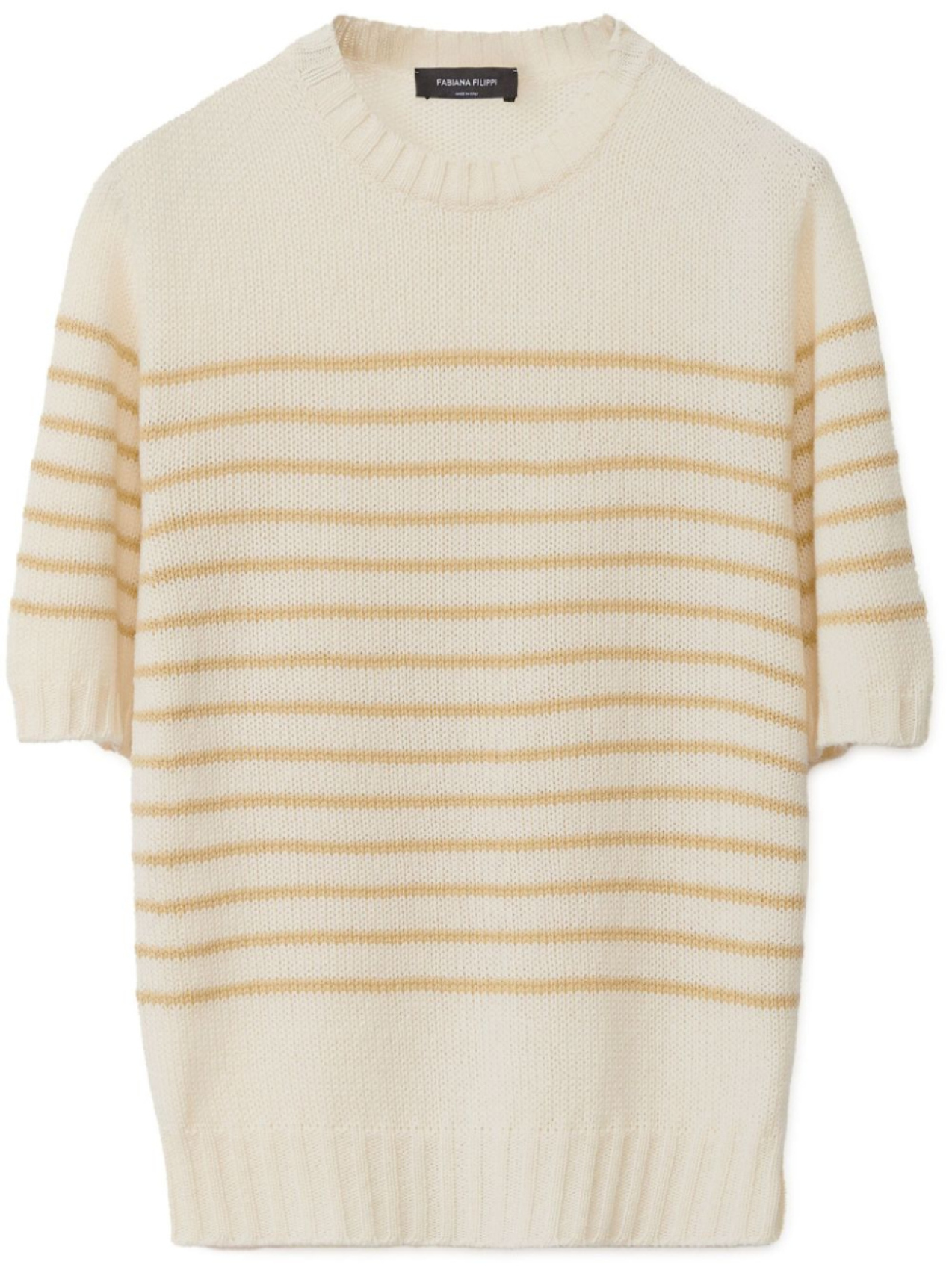 Fabiana Filippi кашемировый свитер в полоску, нейтральный цвет
Fabiana Filippi кашемировый свитер в полоску, нейтральный цвет