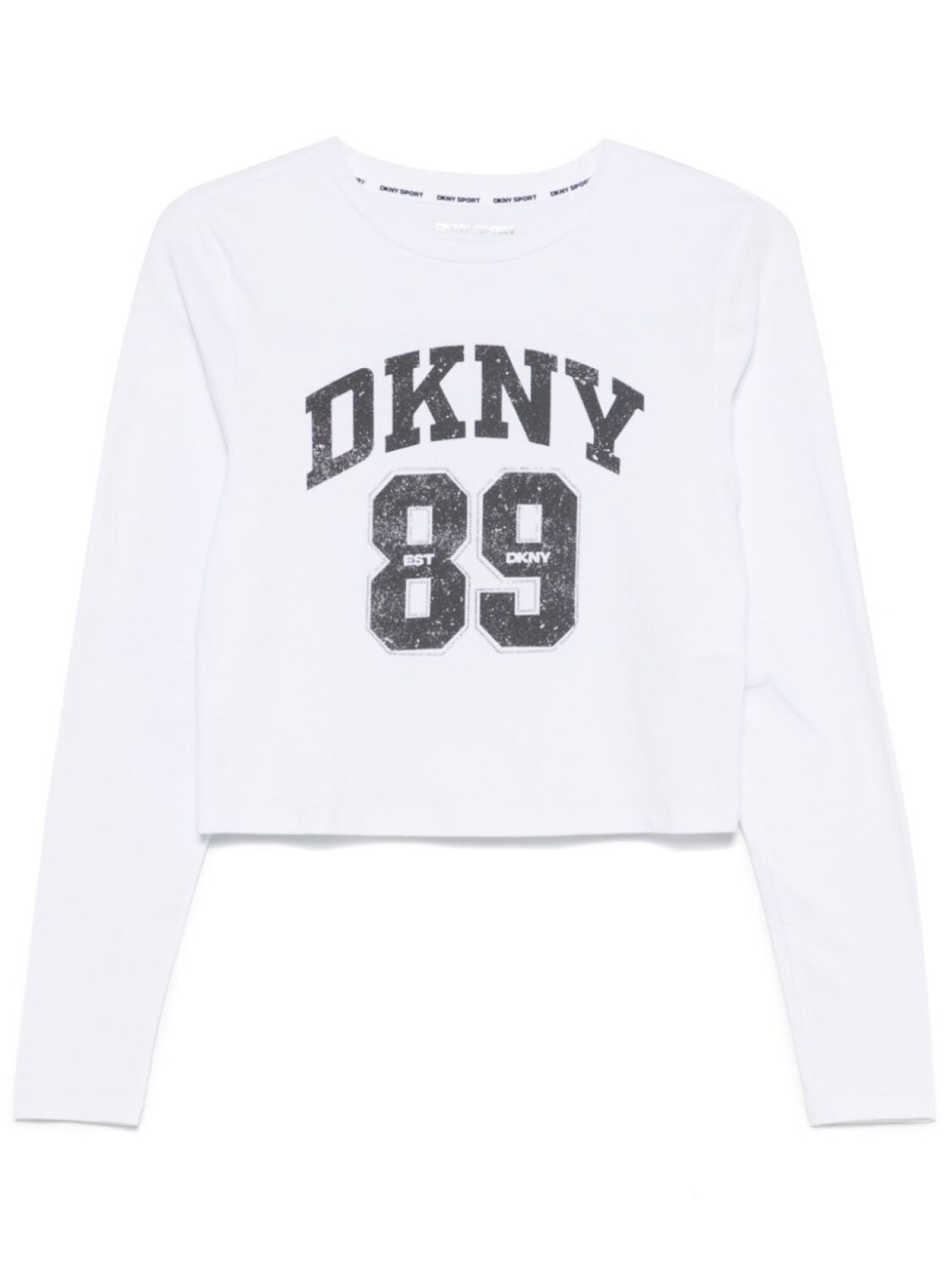 Футболка с логотипом DKNY, белый 
Футболка с логотипом DKNY, белый