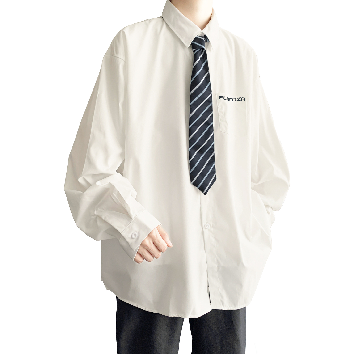 Рубашка унисекс FUERZA, белый
Рубашка унисекс FUERZA, белый
