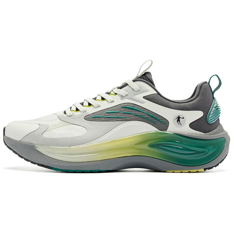 QIAODAN Кроссовки для бега с низким верхом, амортизирующие, противоскользящие, дышащие, мужские, белые, серые, зеленые
QIAODAN Кроссовки для бега с низким верхом, амортизирующие, противоскользящие, дышащие, мужские, белые, серые, зеленые