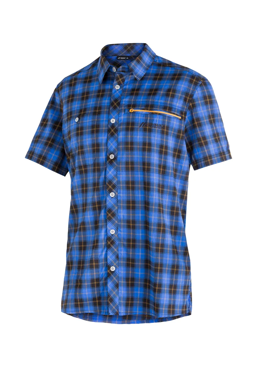 Спортивная рубашка Maier для активного отдыха "Kasen S/S M", мужская рубашка с короткими рукавами, дышащая рубашка для походов, рубашка в клетку Maier Sports, синий
Спортивная рубашка Maier для активного отдыха "Kasen S/S M", мужская рубашка с короткими рукавами, дышащая рубашка для походов, рубашка в клетку Maier Sports, синий