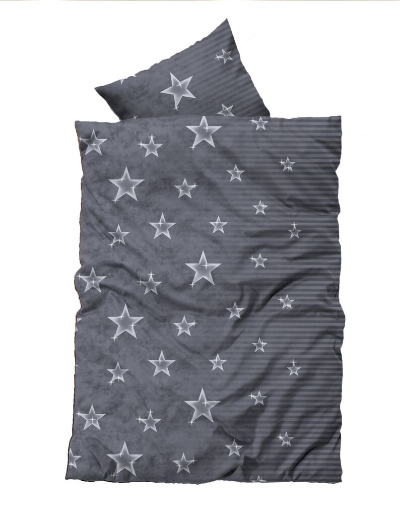 Постельное белье из термофлиса из 4 предметов 155x220 см oversize звезды серо-серебристый флис leonado vicenti, серый
Постельное белье из термофлиса из 4 предметов 155x220 см oversize звезды серо-серебристый флис leonado vicenti, серый