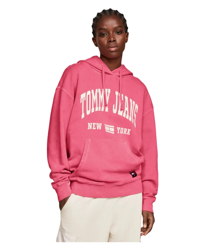 Худи в стиле университетской формы с эффектом потертости Tommy Jeans, розовый
Худи в стиле университетской формы с эффектом потертости Tommy Jeans, розовый