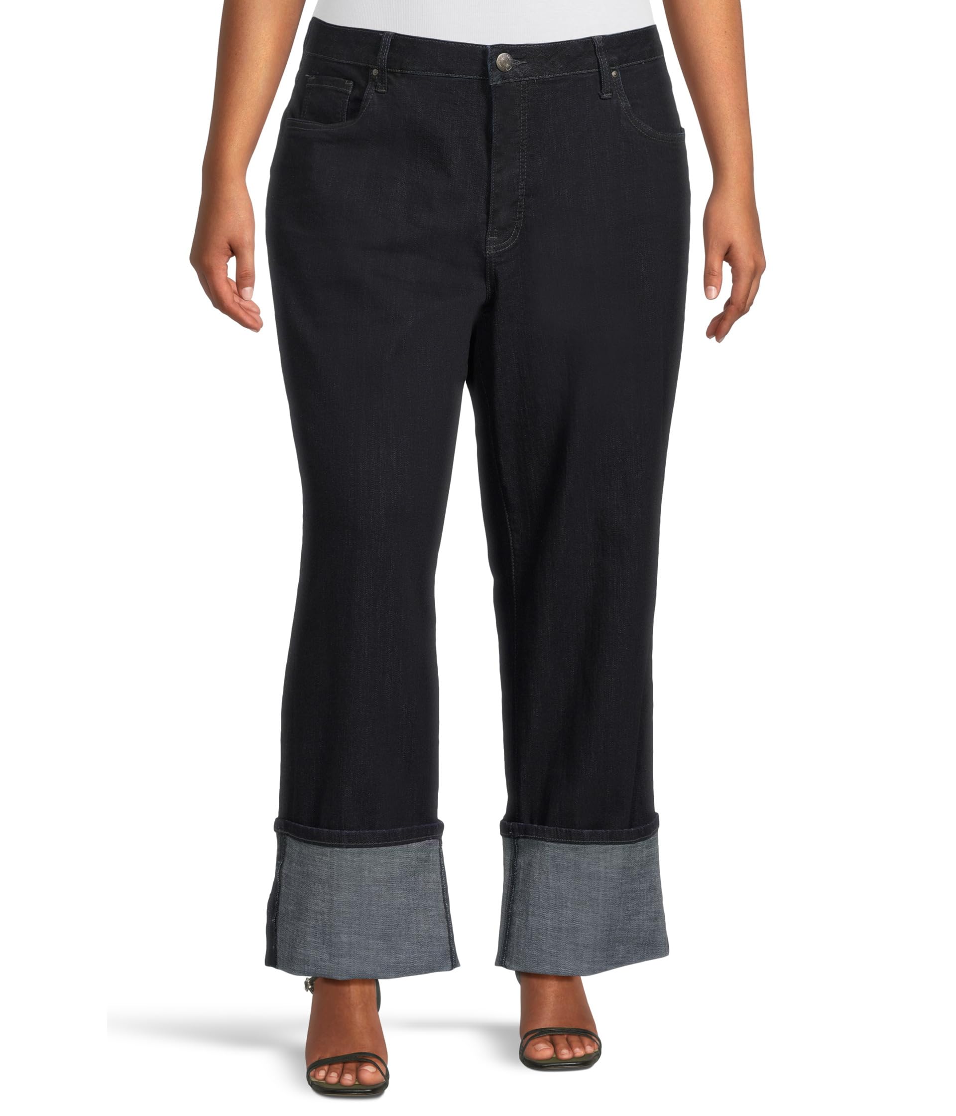 Джинсы KUT from the Kloth Plus Size Charlotte High Rise Fab Ab Wide Leg-Roll Up, Distinguished W/Euro Base Wash
Джинсы KUT from the Kloth Plus Size Charlotte High Rise Fab Ab Wide Leg-Roll Up, Distinguished W/Euro Base Wash