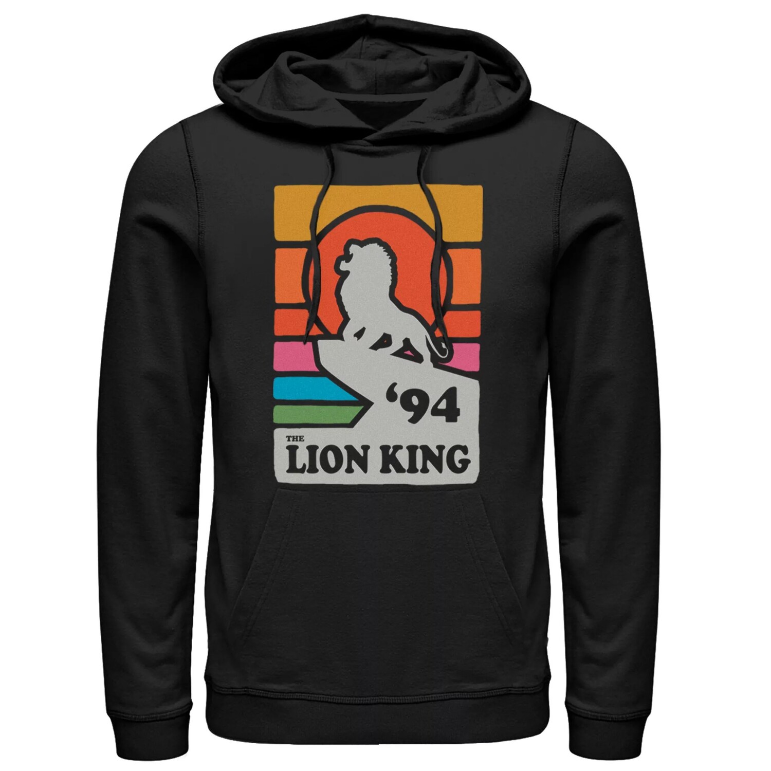 Мужская худи Disney King Lion King Vintage Pride '94 Rainbow Roar Licensed Character
Мужская худи Disney King Lion King Vintage Pride '94 Rainbow Roar Licensed Character