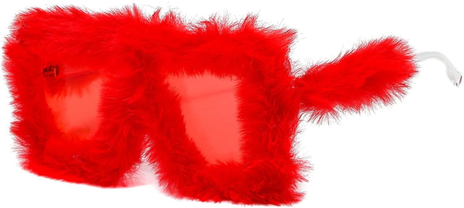 Willochra — уникальные большие квадратные солнцезащитные очки для женщин и мужчин, мягкие, пушистые, для вечеринок и выпускных, женские, с защитой от УФ-излучения UV400, ручной работы, Red
Willochra — уникальные большие квадратные солнцезащитные очки для женщин и мужчин, мягкие, пушистые, для вечеринок и выпускных, женские, с защитой от УФ-излучения UV400, ручной работы, Red