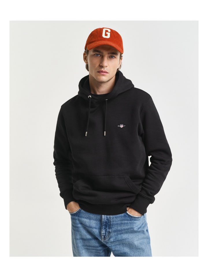 Толстовка черного цвета Gant
Толстовка черного цвета Gant