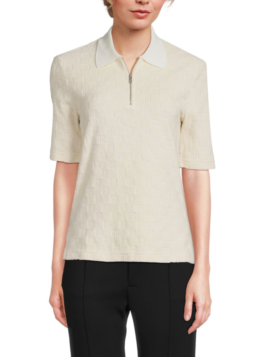 Топ-поло с монограммой Ambush, белый
Топ-поло с монограммой Ambush, белый