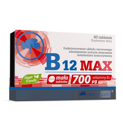 Пищевая добавка B12 Max 60 таблеток Olimp Labs
Пищевая добавка B12 Max 60 таблеток Olimp Labs