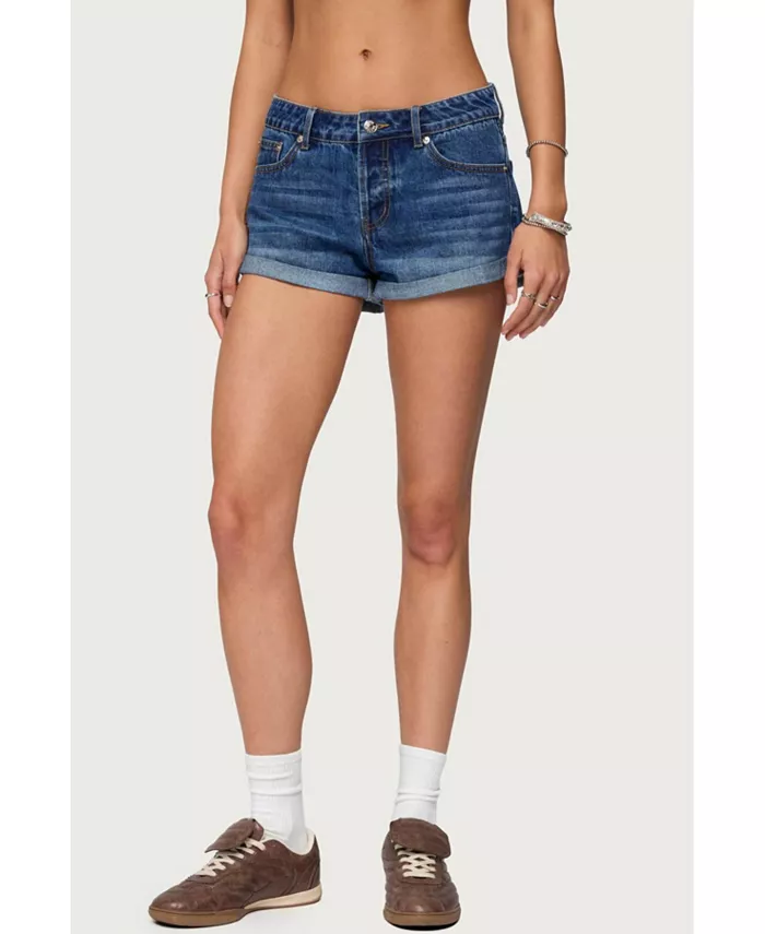 Женские джинсовые шорты Rylin с низкой талией Edikted, синий
Женские джинсовые шорты Rylin с низкой талией Edikted, синий