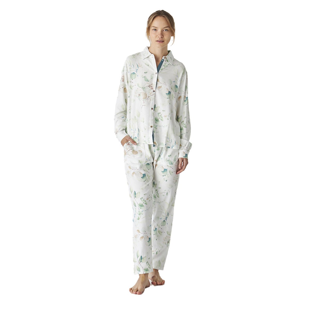 Пижама-Рубашка с длинными рукавами для jjbep1100 J J Brothers, зеленый
Пижама-Рубашка с длинными рукавами для jjbep1100 J J Brothers, зеленый