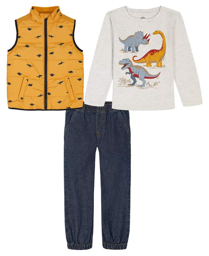 Мальчиковый комплект 2T-7 безрукавка, футболка и штаны, 3 предмета Kids Headquarters, мультиколор
Мальчиковый комплект 2T-7 безрукавка, футболка и штаны, 3 предмета Kids Headquarters, мультиколор