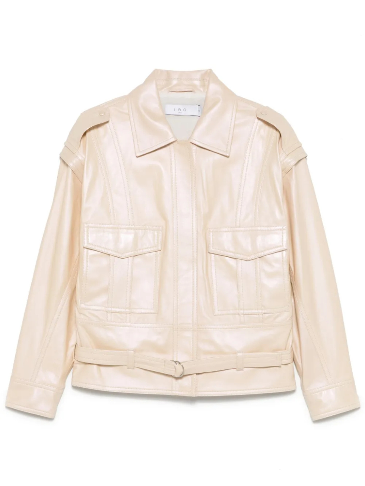 Кожаная байкерская куртка IRO, нейтральный 
Кожаная байкерская куртка IRO, нейтральный