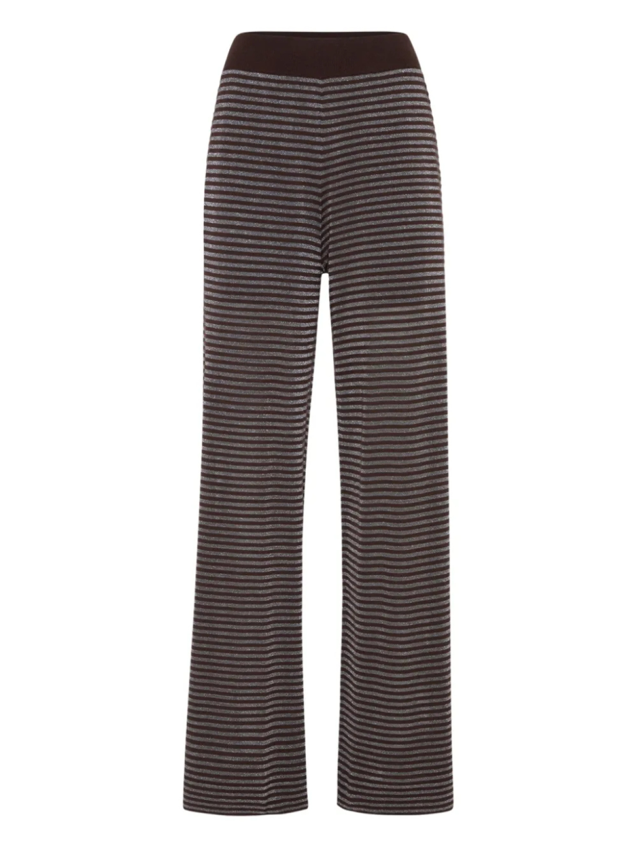 Brunello Cucinelli брюки в полоску с завышенной талией, коричневый
Brunello Cucinelli брюки в полоску с завышенной талией, коричневый