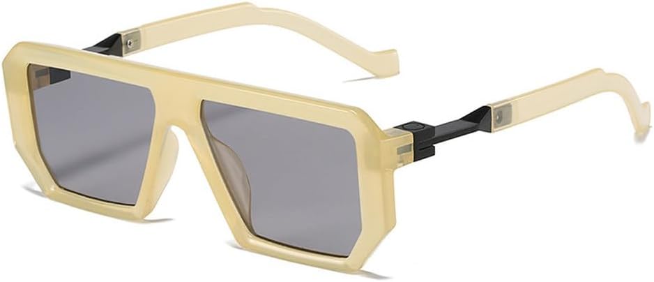 Ретро солнцезащитные очки для женщин, модные, с прозрачными линзами, защита от УФ-излучения UV400; для мужчин, в стиле панк, с градиентным переходом цвета HVTVTLA, Jelly Beige Grey
Ретро солнцезащитные очки для женщин, модные, с прозрачными линзами, защита от УФ-излучения UV400; для мужчин, в стиле панк, с градиентным переходом цвета HVTVTLA, Jelly Beige Grey