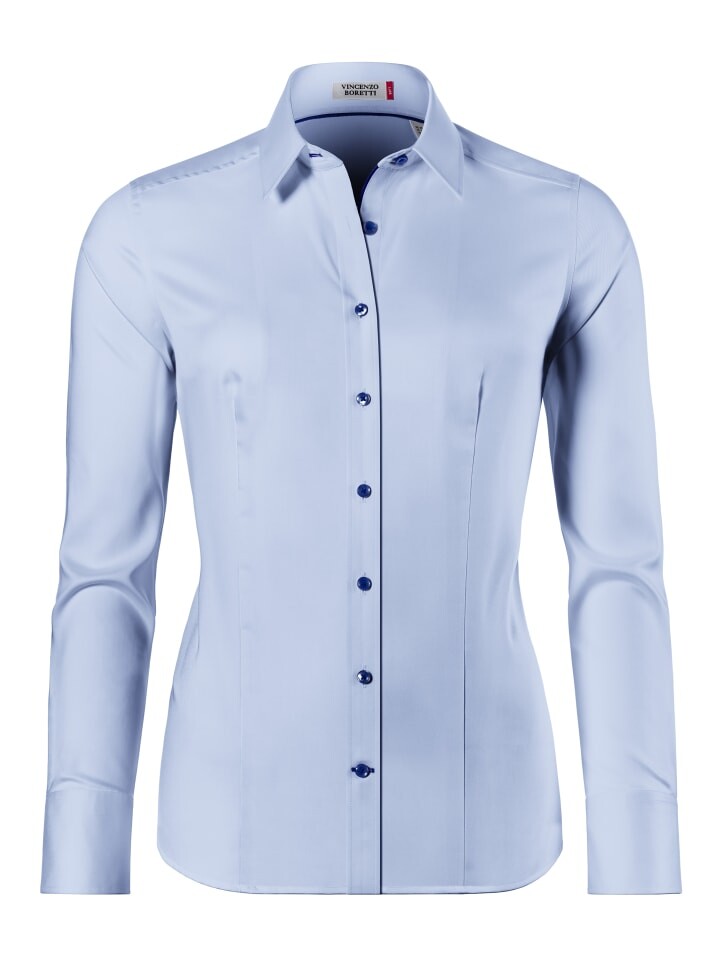 Блуза Vincenzo Boretti leicht tailliert, цвет eisblau
Блуза Vincenzo Boretti leicht tailliert, цвет eisblau