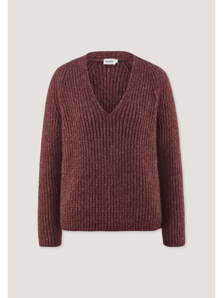 Темно-красный вязаный свитер Hessnatur
Темно-красный вязаный свитер Hessnatur