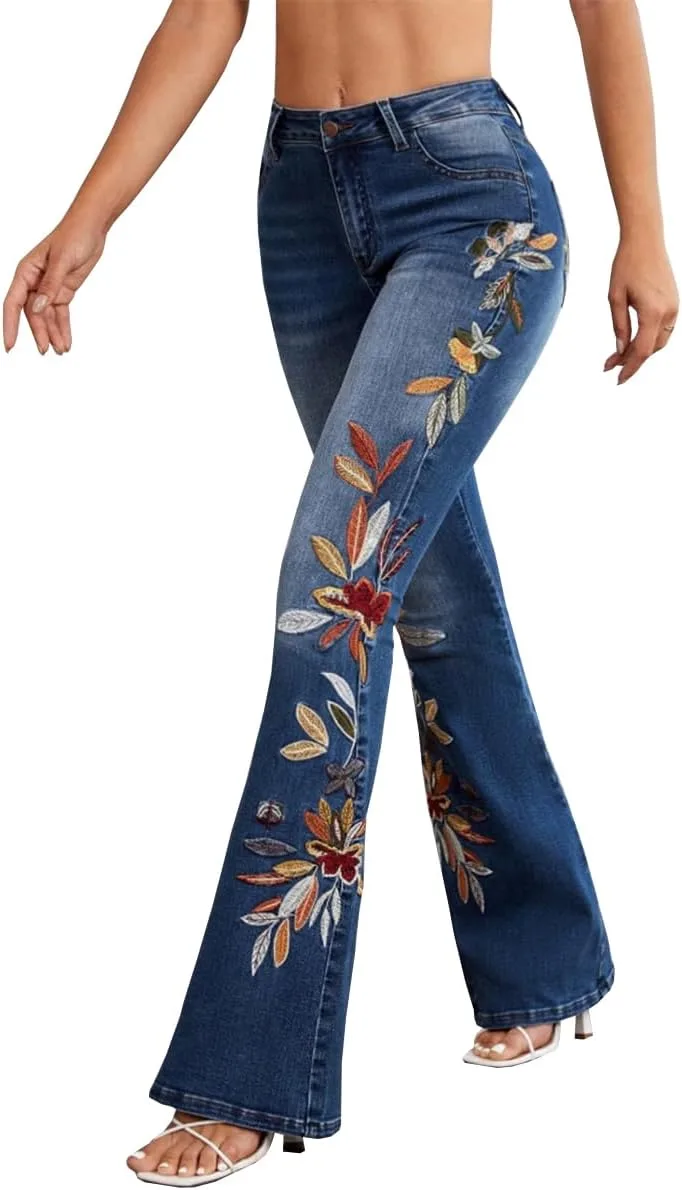 Джинсы женские High Waisted Flare с вышивкой TACSTRUN
Джинсы женские High Waisted Flare с вышивкой TACSTRUN