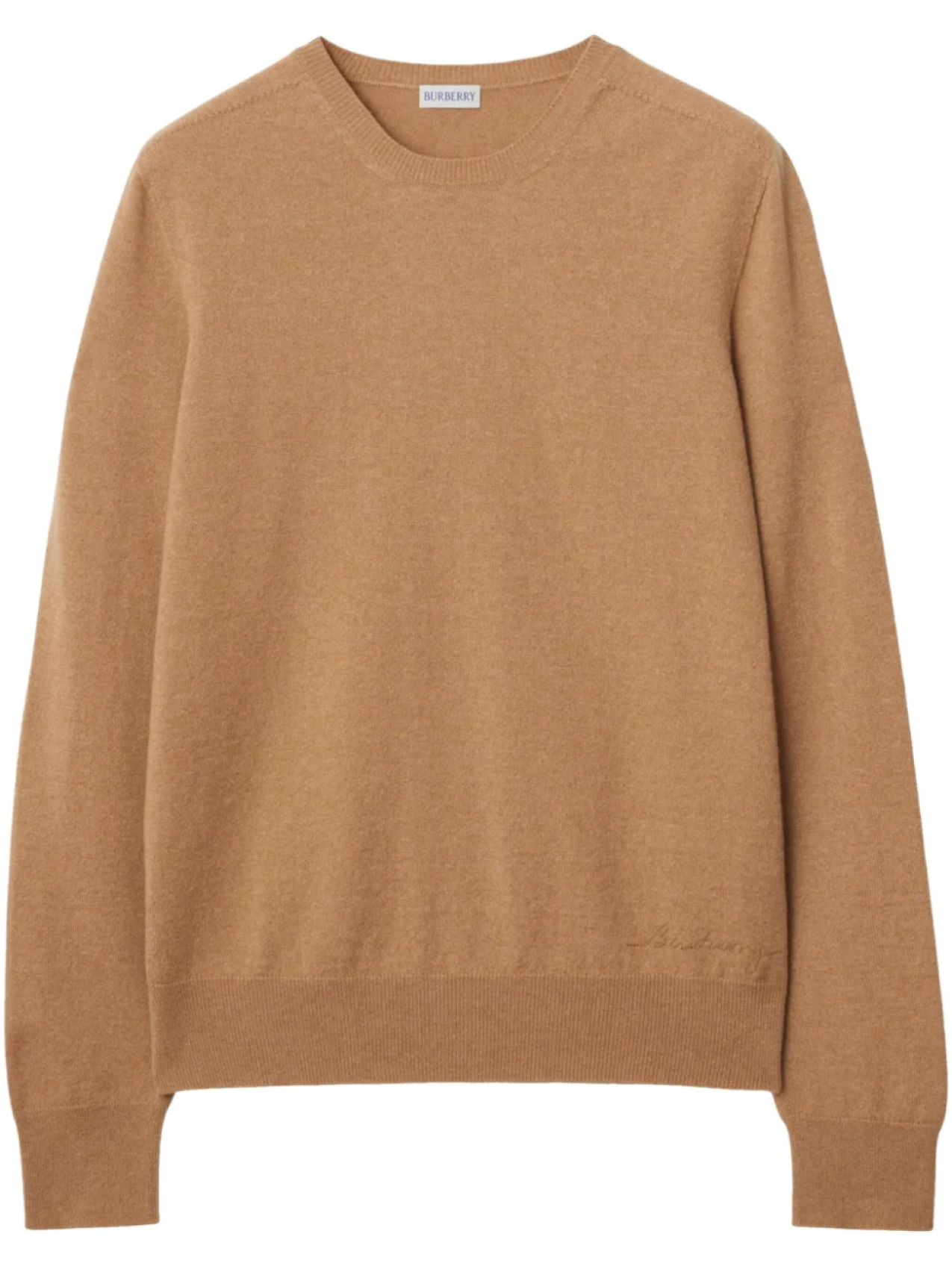 Свитер с круглым вырезом Burberry, коричневый
Свитер с круглым вырезом Burberry, коричневый