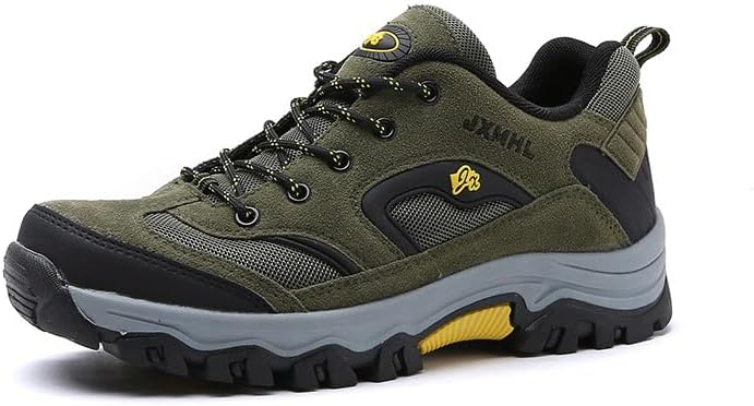 Мужская походная обувь Легкие противоскользящие туфли для прогулок на открытом воздухе, дышащие удобные кроссовки для мужчин, нескользящие повседневные кроссовки Qacksv, зеленый
Мужская походная обувь Легкие противоскользящие туфли для прогулок на открытом воздухе, дышащие удобные кроссовки для мужчин, нескользящие повседневные кроссовки Qacksv, зеленый