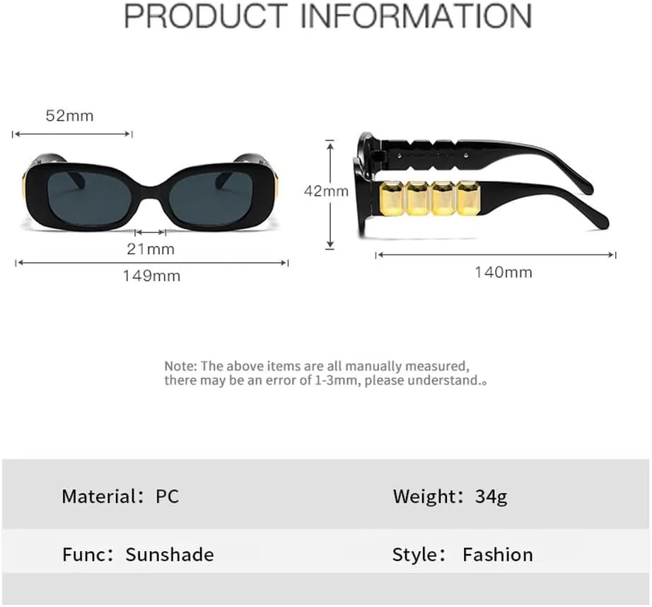 Модные солнцезащитные очки MUTYNE прямоугольной формы для женщин и мужчин, квадратной формы, для активного отдыха, путешествий и отдыха на природе, Clear Brown
Модные солнцезащитные очки MUTYNE прямоугольной формы для женщин и мужчин, квадратной формы, для активного отдыха, путешествий и отдыха на природе, Clear Brown