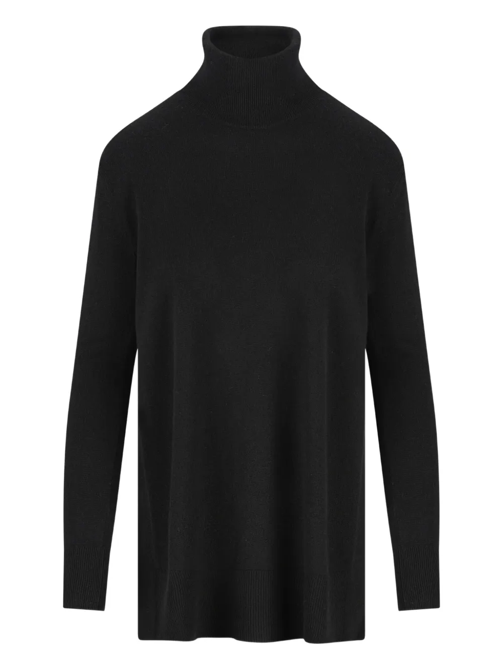 Свитер с высоким воротником и боковыми разрезами ALPHA STUDIO, черный
Свитер с высоким воротником и боковыми разрезами ALPHA STUDIO, черный