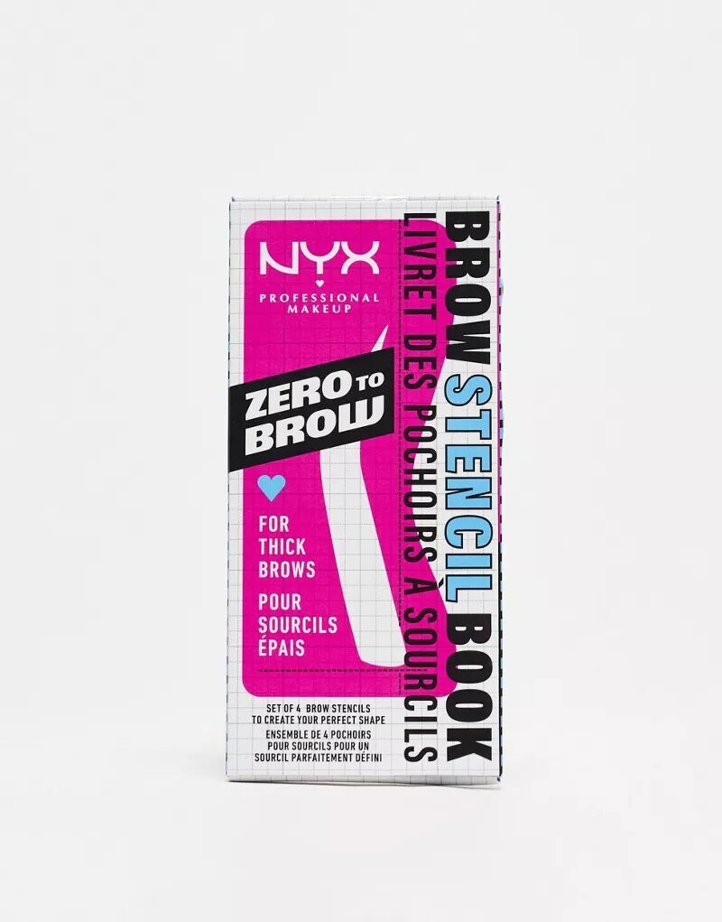 NYX Professional Makeup – Zero to Brow – Трафарет для широких бровей
NYX Professional Makeup – Zero to Brow – Трафарет для широких бровей