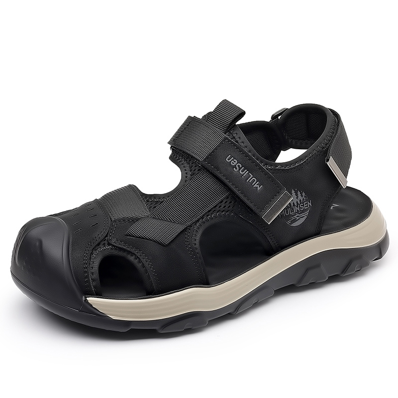 Mulinsen Пляжные сандалии мужские черные, цвет Black
Mulinsen Пляжные сандалии мужские черные, цвет Black