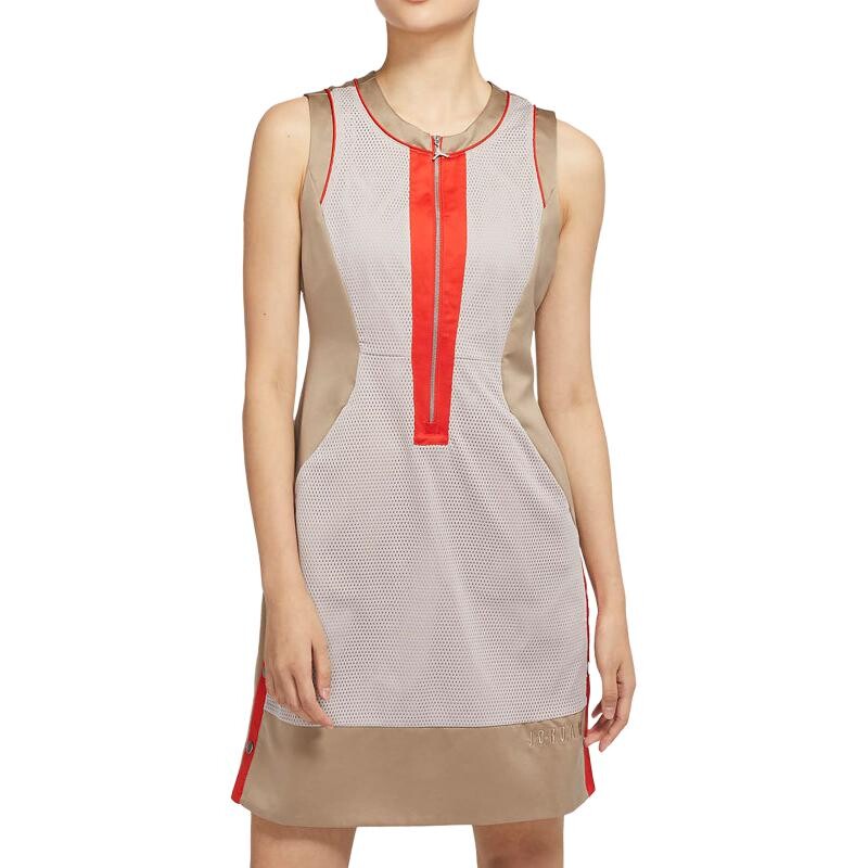 Платье без рукавов женское светло-коричневое Jordan
Платье без рукавов женское светло-коричневое Jordan