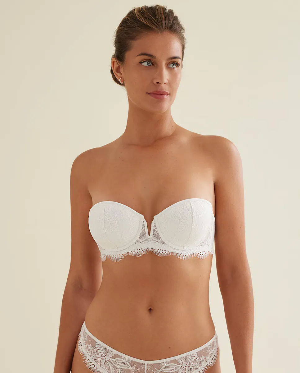 Бюстгальтер с поролоновой чашкой и съемными бретелями Promise, белый
Бюстгальтер с поролоновой чашкой и съемными бретелями Promise, белый