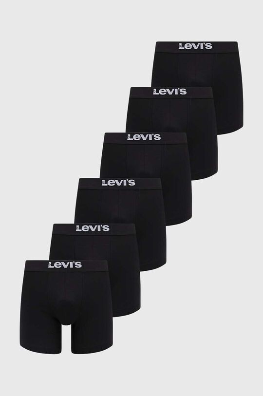 6 пачек боксеров Levi's, черный
6 пачек боксеров Levi's, черный