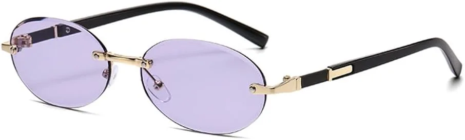 Популярные женские и мужские солнцезащитные очки овальной формы для летних путешествий, без оправы, с защитой от УФ-излучения UV400, круглые, модные HHZZYVY, Purple
Популярные женские и мужские солнцезащитные очки овальной формы для летних путешествий, без оправы, с защитой от УФ-излучения UV400, круглые, модные HHZZYVY, Purple