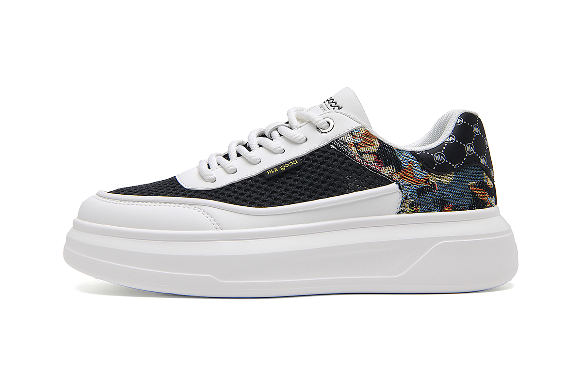 HLA Низкие скейтерские кроссовки мужские бело-черные, цвет White Black
HLA Низкие скейтерские кроссовки мужские бело-черные, цвет White Black