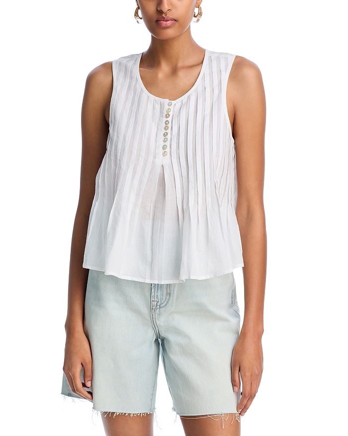 Amey Плиссированный Безрукавный Топ - Эксклюзив AQUA, белый
Amey Плиссированный Безрукавный Топ - Эксклюзив AQUA, белый