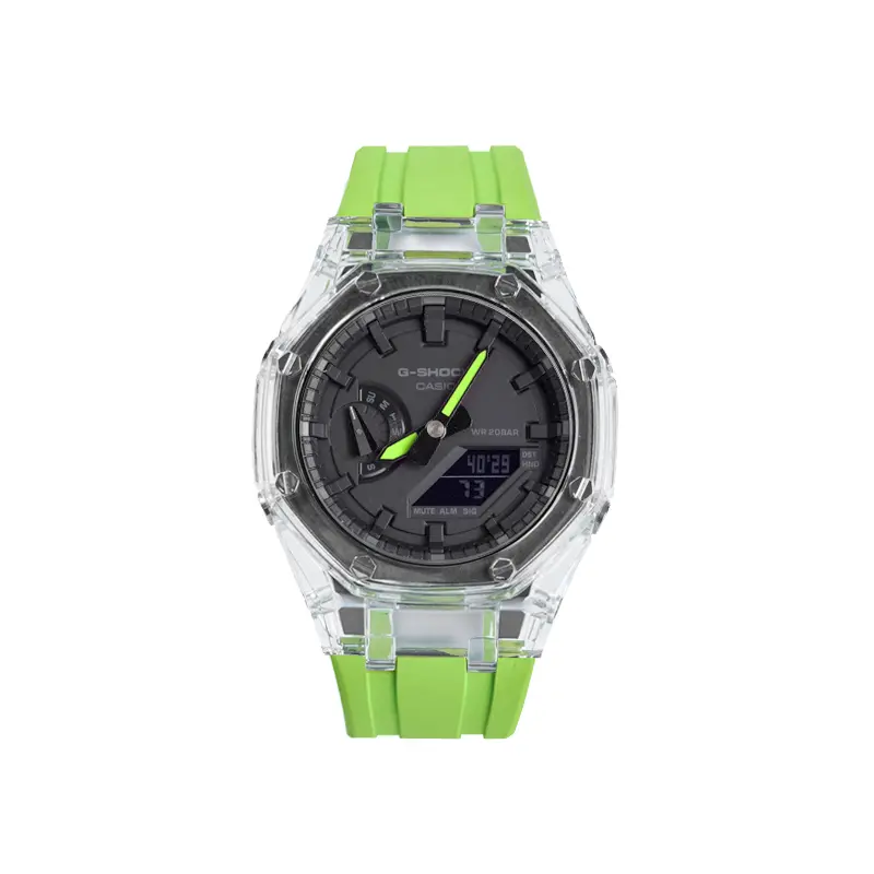CASIO Часы Unisex Liquid Crystal/Analog Dual Display Series 48.5mm Black Watch, Glacier Colored Pin Light Green Pin Light Green Ribbon
CASIO Часы Unisex Liquid Crystal/Analog Dual Display Series 48.5mm Black Watch, Glacier Colored Pin Light Green Pin Light Green Ribbon