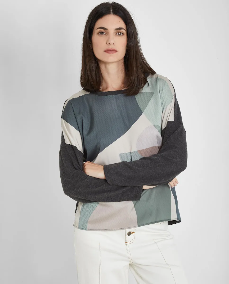 Женская футболка с принтом и длинным рукавом Trucco, многоцветный
Женская футболка с принтом и длинным рукавом Trucco, многоцветный