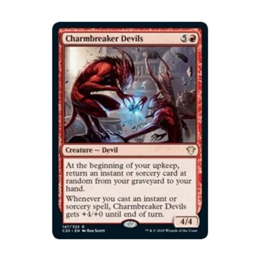 CCG Дьяволы-разрушители чар (клавиша R), MTG - Commander 2020
CCG Дьяволы-разрушители чар (клавиша R), MTG - Commander 2020