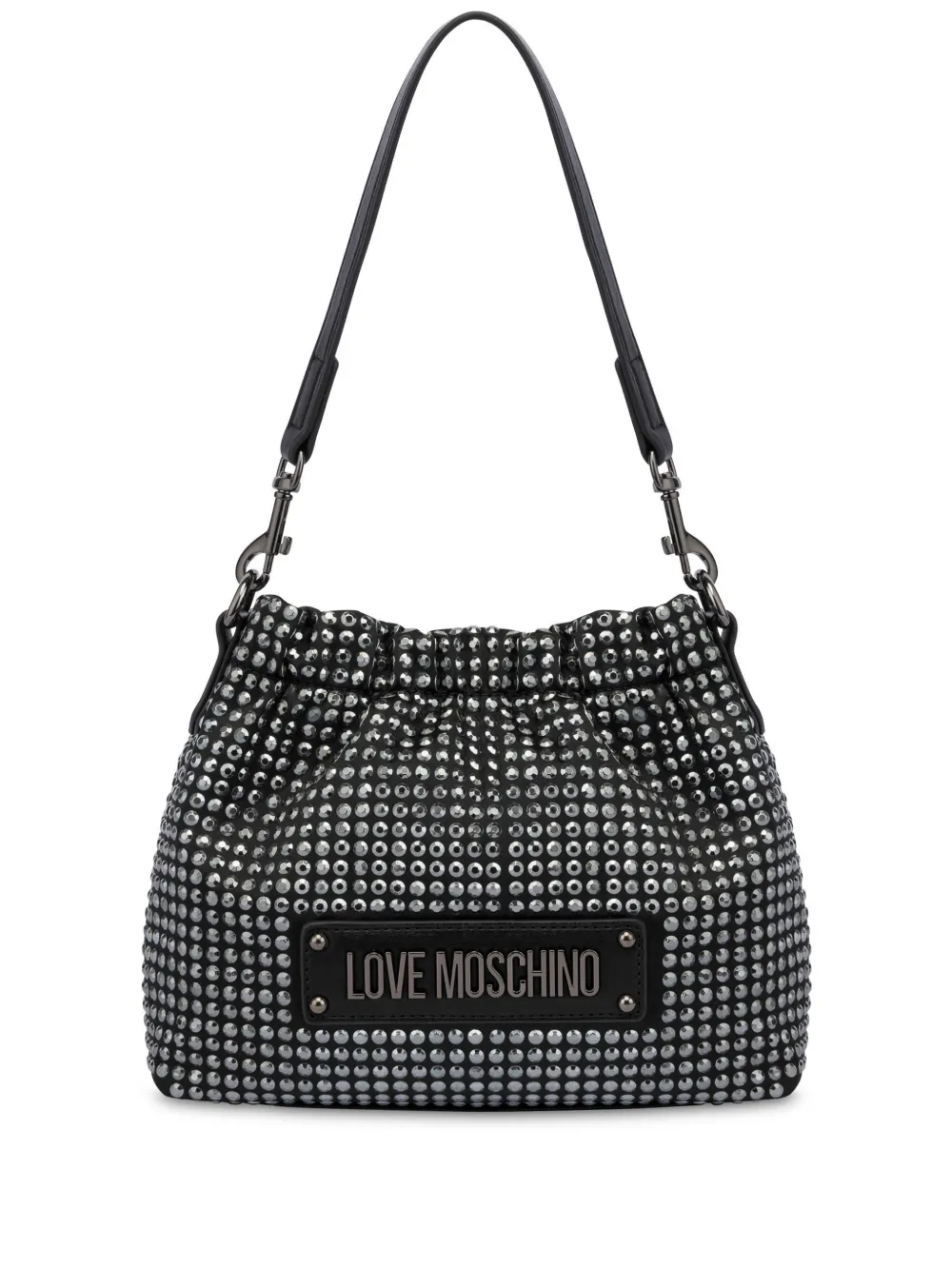 Сумка через плечо с логотипом и заклепками Love Moschino, черный
Сумка через плечо с логотипом и заклепками Love Moschino, черный
