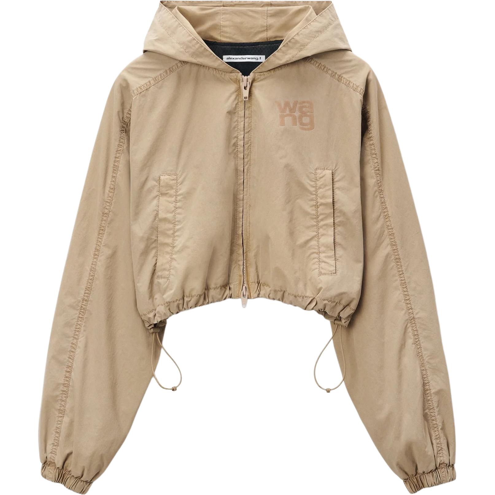 Застёгивающаяся на молнию худи-куртка Alexander Wang, хаки
Застёгивающаяся на молнию худи-куртка Alexander Wang, хаки