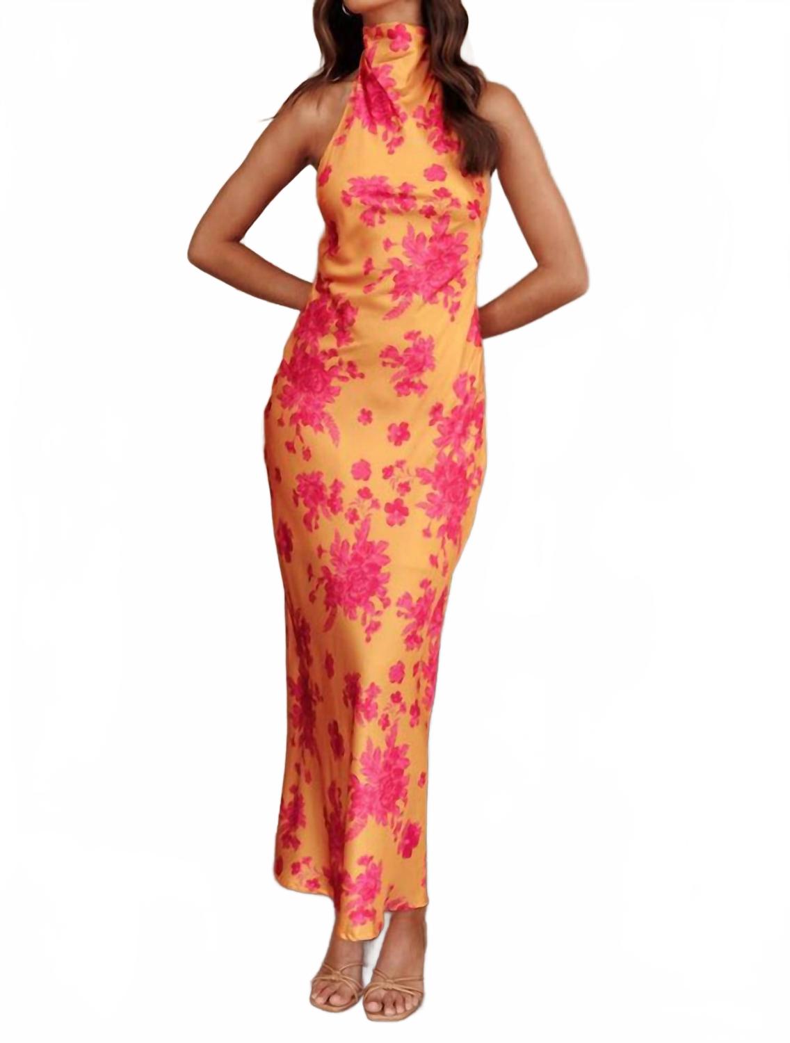 Макси-платье Island Sunset в оранжевом цвете One and Only Collective
Макси-платье Island Sunset в оранжевом цвете One and Only Collective