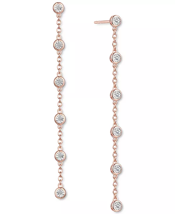 Серьги-Подвески с бриллиантовой оправой (1/10 карата) из стерлингового серебра, стерлингового серебра с покрытием из 14-каратного золота или стерлингового серебра с покрытием из розового золота 14-каратного золота Macy'S, pink
Серьги-Подвески с бриллиантовой оправой (1/10 карата) из стерлингового серебра, стерлингового серебра с покрытием из 14-каратного золота или стерлингового серебра с покрытием из розового золота 14-каратного золота Macy'S, pink