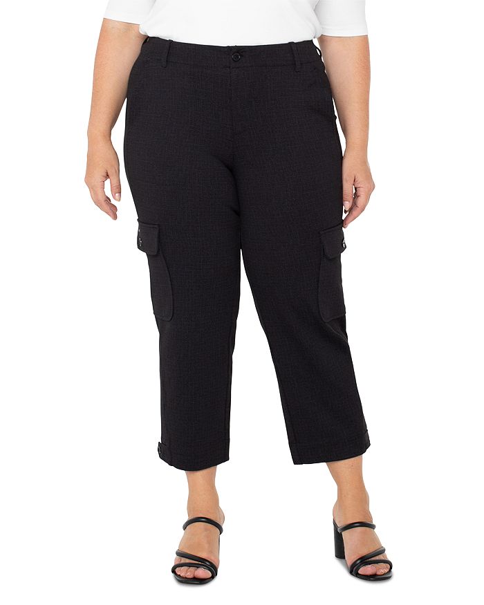 Укороченные брюки-карго Liverpool Los Angeles Plus, черный
Укороченные брюки-карго Liverpool Los Angeles Plus, черный