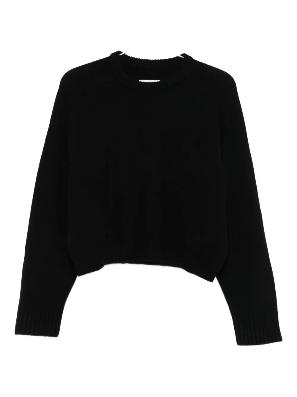 Укороченный свитер с круглым вырезом LouLou de Saison, черный
Укороченный свитер с круглым вырезом LouLou de Saison, черный