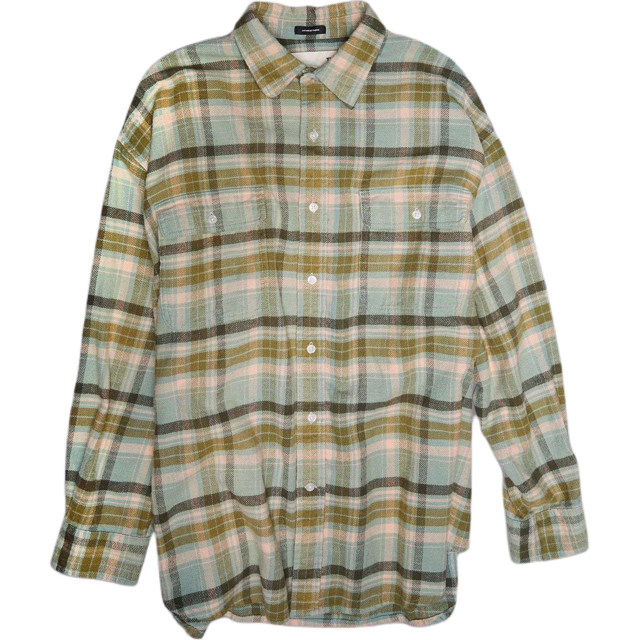 Клетчатая хлопковая рубашка R13, Turquoise
Клетчатая хлопковая рубашка R13, Turquoise