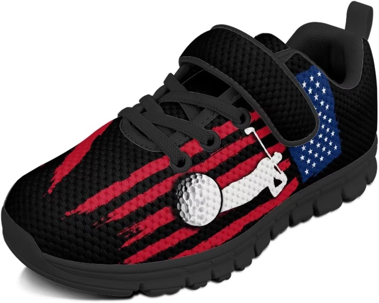 Детские кроссовки для мальчиков, дышащие спортивные кроссовки для бега и тенниса для детей младшего и старшего возраста, размеры US 11-2.5 Pointodoor, Golf American Flag
Детские кроссовки для мальчиков, дышащие спортивные кроссовки для бега и тенниса для детей младшего и старшего возраста, размеры US 11-2.5 Pointodoor, Golf American Flag