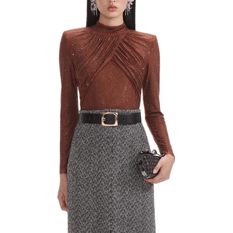 Футболка Self-portrait женская темно-коричневая с автопортретом
Футболка Self-portrait женская темно-коричневая с автопортретом