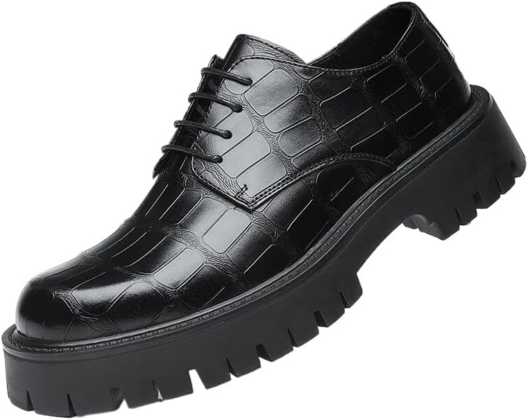 Мужские туфли на платформе из искусственной кожи с шнуровкой для повседневного и делового стиля Waolsu, черный
Мужские туфли на платформе из искусственной кожи с шнуровкой для повседневного и делового стиля Waolsu, черный