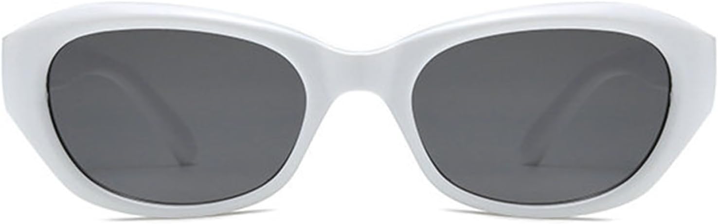 Willochra Trend Узкие солнцезащитные очки «кошачий глаз» для женщин, модные маленькие овальные солнцезащитные очки в стиле панк с заклепками, защита от ультрафиолета UV400 F27, White
Willochra Trend Узкие солнцезащитные очки «кошачий глаз» для женщин, модные маленькие овальные солнцезащитные очки в стиле панк с заклепками, защита от ультрафиолета UV400 F27, White